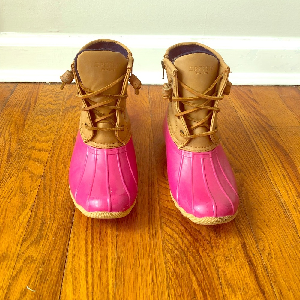 Sperry Girls Pink Duckboot